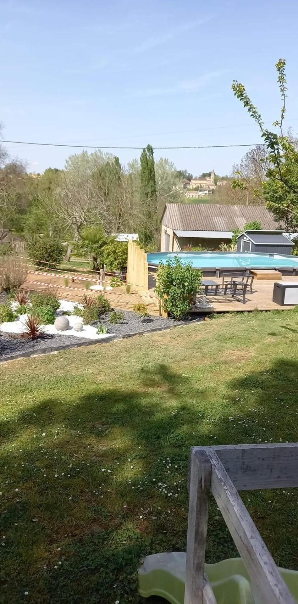 La Serenite Saint-Vivien-de-Monségur Buitenkant foto